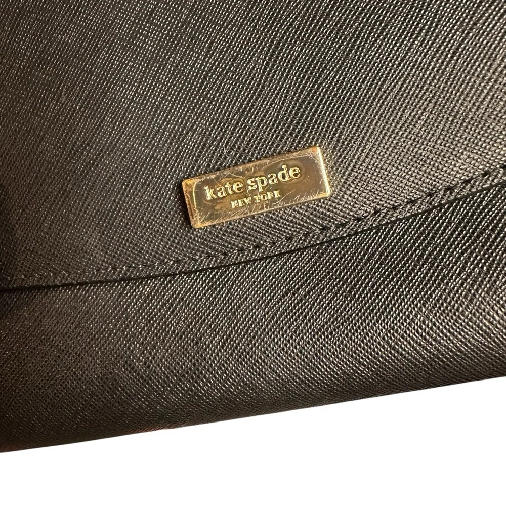 Kate Spade Laurel Way Black Cross Body Clutch/Purse